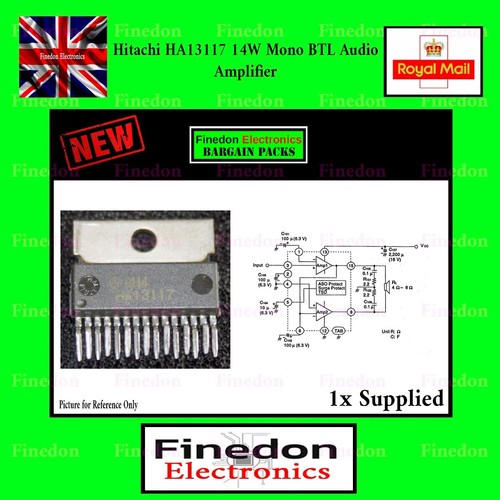 Hitachi ha13117 14w btl - 14w, audio