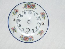 Antikes Zifferblatt von Puppenstuben Uhr, original von Wintermantel, Schwarzwald