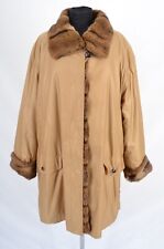 JOBIS MIRCOFASER JACKE MIT INLET PELZ BESATZ HAMSTER PELZJACKE GR. 40 Nr.236