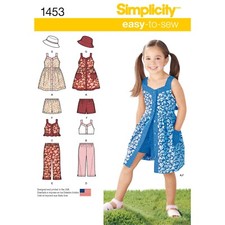 Simplicity 1453 Kinder Kleid