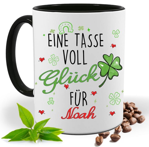 Eine tasse voll - voll, glück