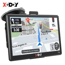 XGODY 7 Zoll GPS Navi Navigation LKW Navigationsgerät Europa Karten Radarwarner
