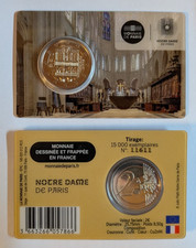 Coincard / 2 Euro Gedenkmünze Frankreich 2025 BU  Notre Dame in Paris