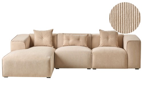 Modernes ecksofa beige mit - modernes,