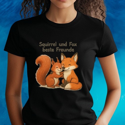 Shirt frauen eichhörnchen - t-shirt,