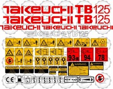 Takeuchi TB125 TB 125 Mini