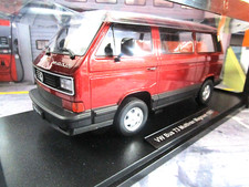 VW Volkswagen T3 Bus Multivan Magnum 1987 red rot met. 180991 KK Diecast  1:18