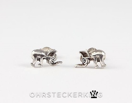 Ohrstecker elefant echt silber - elefant,