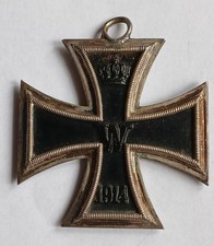 Eisernes Kreuz, EK2 1914 mit alter Reparatur, original 1.Weltkrieg