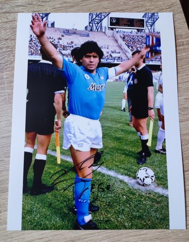 Autogramm von diego maradona - von,