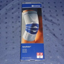 NEU! BAUERFEIND Kniebandage GenuTrain Unisex zur Entlastung, Titan, Größe: 5