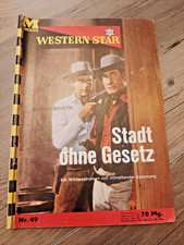 WESTERN STAR 49 BOOTH STADT OHNE GESETZ MOEWIG ROMAN ERSTAUSGABE 1963 SELTEN RAR