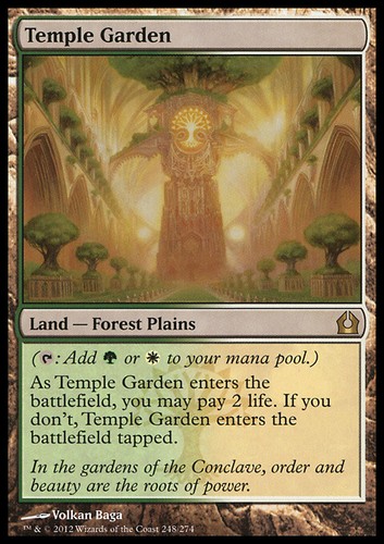 Mtg temple garden foil exc - foil,