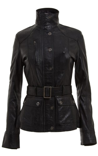 Damen schwarz leder - damen,
