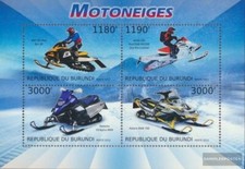 Burundi 2933-2936 Kleinbogen (kompl. Ausgabe) postfrisch 2012 Schneemobile