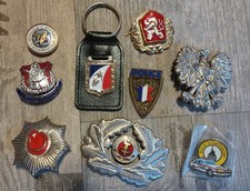 Mützenabzeichen Polizei Türkei CSSR Frankreich Polen Italien DDR andere