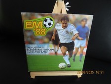EM 88 Deutschland Hanuta/Duplo Album komplett mit allen Sticker m. Eintragungen*