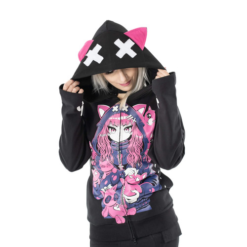 Kitty mayhem hood - hood, –