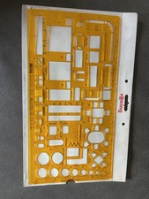 Rotring Schablone Möblierung Artikel : 853783 - 1:50 - Nie Benutzt