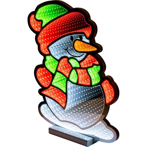 Led schneemann 392 - schneemann, mit