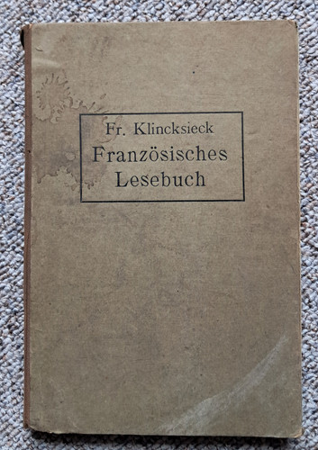 Französisches lesebuch für - französisches, lesebuch.