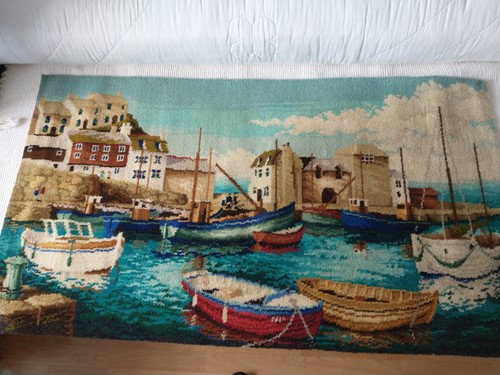 Vintage wandteppich - wandteppich, in