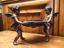 Antike Bronze Schale mit 2