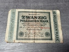 Notgeld Schein 20 Milliarden
