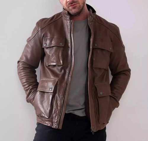 Neu herren echt lammleder - neu,