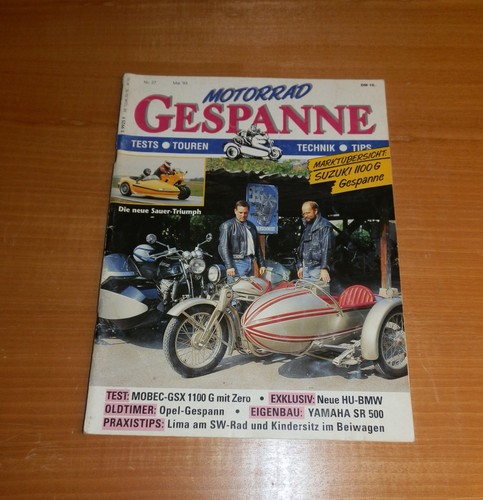 Motorrad gespanne mai 1995 - mai,