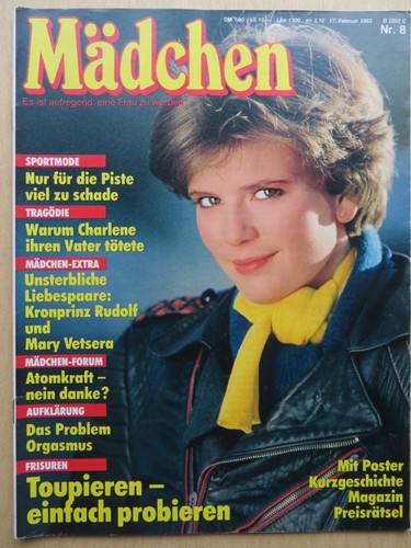Mädchen 1982 mary vetsera - 8/1982,,