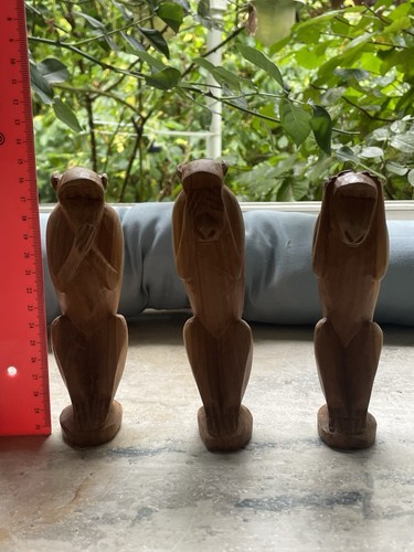 Affen holzfiguren nichts - 3,