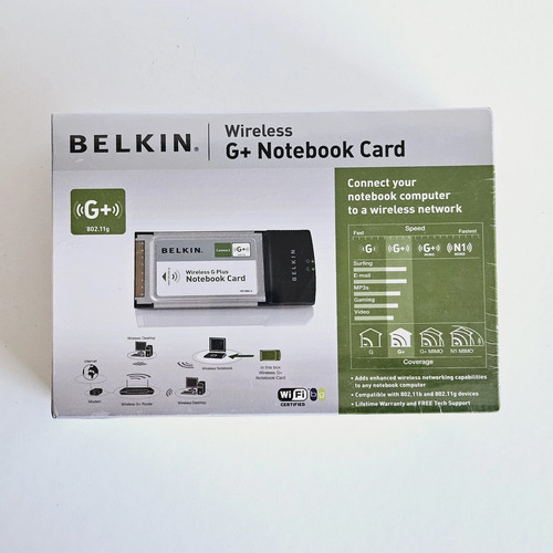 Belkin wireless notebook - belkin, g+