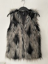 Fake Fur Weste Gr. 36 H&M