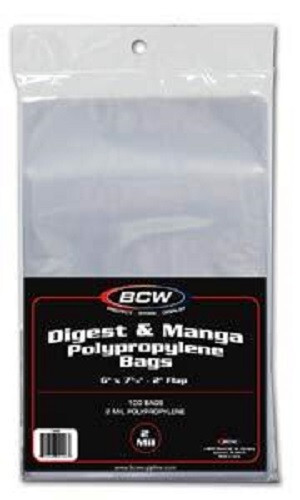 Bcw comic book bags - bcw, manga