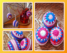3 Ostereier Handarbeit