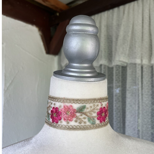 Bestickte borte mit - bestickte,