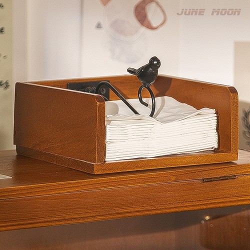 Retro massivholz box für cafe - retro,