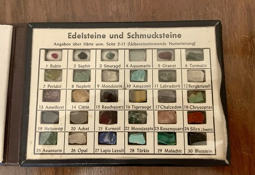 Vintage edelstein sammlung mit - vintage,