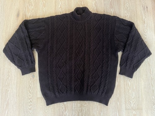 Vintage knitted sweater - knitted,