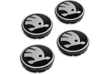 Original Skoda Radnabenabdeckungen Felgendeckel Nabendeckel Radkappen 4 Stück