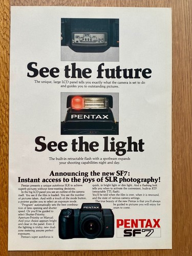 1989 pentax sf7 kamera - 1989,
