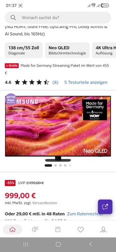 Samsung neo qled - samsung, 55