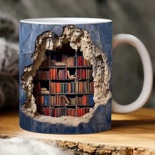 3D Bücherregal Becher