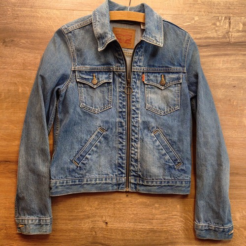Levis orange tab zip denim - orange,