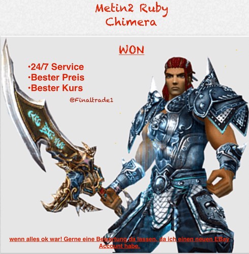 Metin2 ruby chimera 200 won - won,