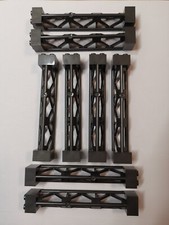 8x LEGO® Träger Pfeiler Stütze Support 2x2x10 pearl dark gray  95347 NEU