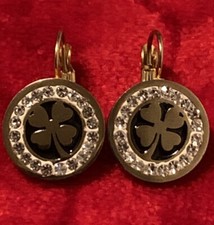 Damen Ohrringe Kleeblatt