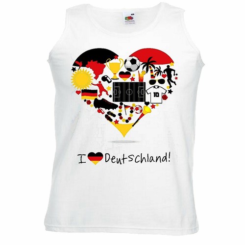 Tank top love fussball - i,