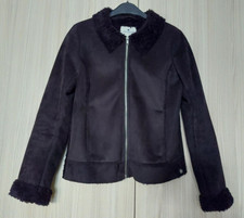 Übergangs/Kuscheljacke für Mädchen, Farbe Schwarz, von "Tom Tailor", Gr. 164